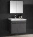 Rollin-Zirve 55 Cm  Banyo Dolabı Takım (Antrasit)
